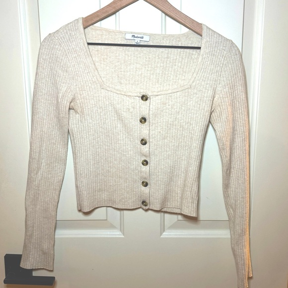 Madewell Rosseau Square Neck Sweater - Picture 3 of 6